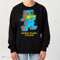 Zero Funk Given Retro Bear Boombox Women's Sweatshirt thumb 0