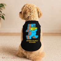 Zero Funk Given Retro Bear Boombox Doggie Tank thumb 2