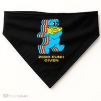 Zero Funk Given Retro Bear Boombox USA-Made Doggie Bandana thumb 0