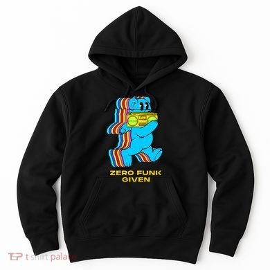 Zero Funk Given Retro Bear Boombox Hoodie
