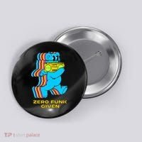Zero Funk Given Retro Bear Boombox Button thumb 0