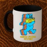 Zero Funk Given Retro Bear Boombox Coffee Mug thumb 2
