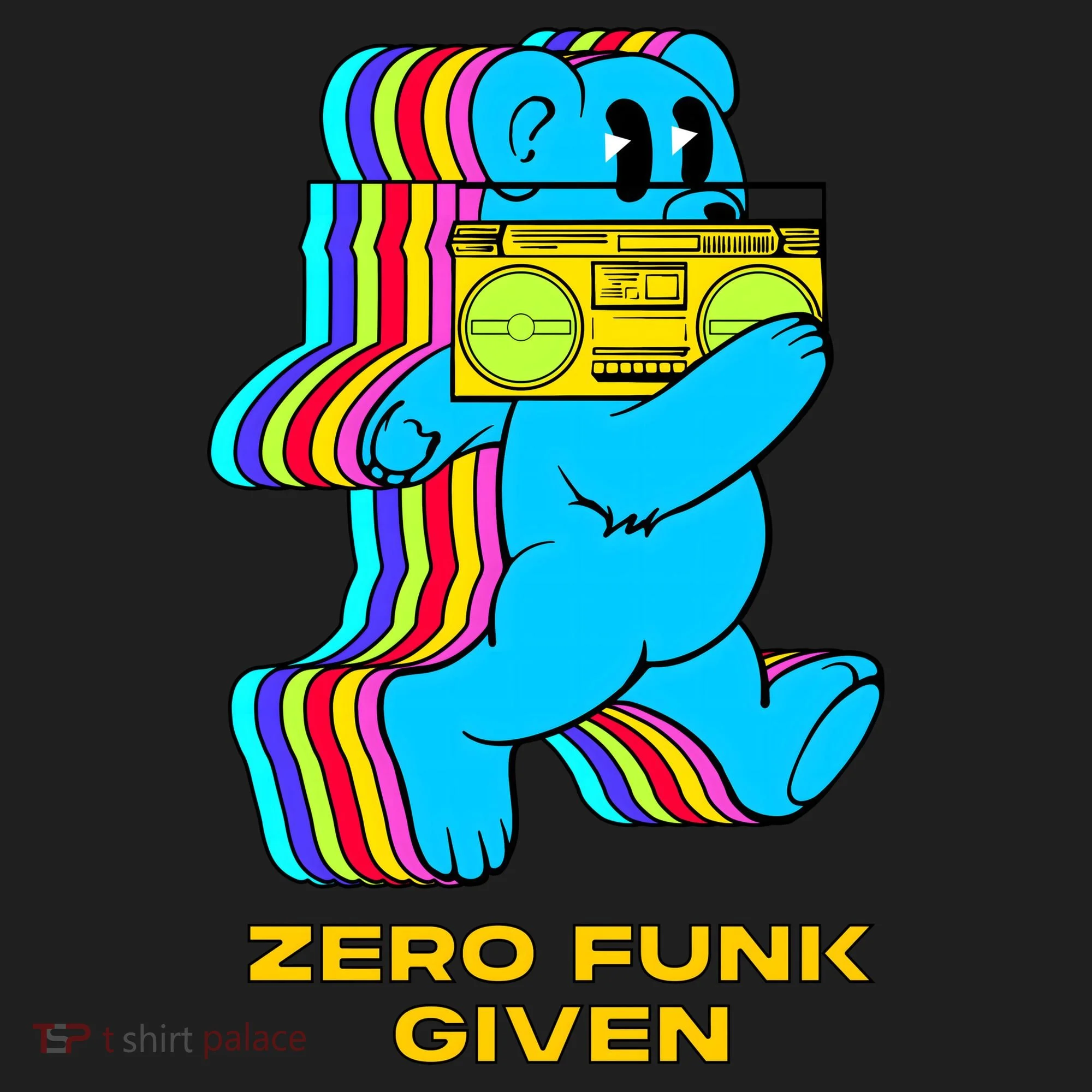 Zero Funk Given Retro Bear Boombox Beanie