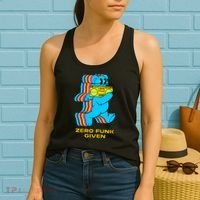 Zero Funk Given Retro Bear Boombox Women's Tank Top thumb 2