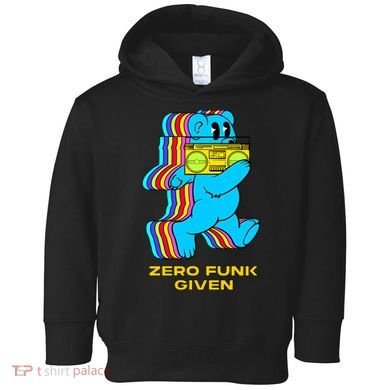 Zero Funk Given Retro Bear Boombox Toddler Hoodie