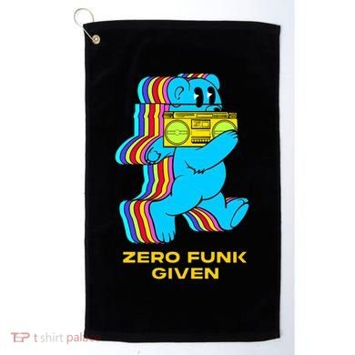 Zero Funk Given Retro Bear Boombox Golf Towel