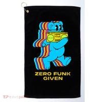 Zero Funk Given Retro Bear Boombox Golf Towel thumb 0