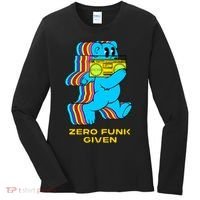 Zero Funk Given Retro Bear Boombox Women's Long Sleeve Shirt thumb 0