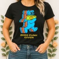 Zero Funk Given Retro Bear Boombox Women's T-Shirt thumb 2
