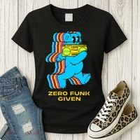 Zero Funk Given Retro Bear Boombox Women's T-Shirt thumb 3