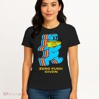 Zero Funk Given Retro Bear Boombox Women's T-Shirt thumb 4