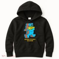 Zero Funk Given Retro Bear Boombox Kids Hoodie thumb 0