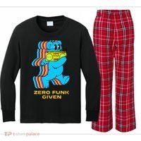 Zero Funk Given Retro Bear Boombox Kids Long Sleeve Plaid Pajama Set thumb 0