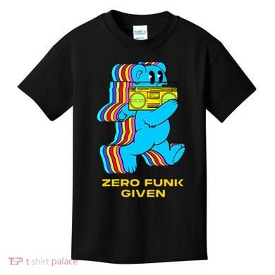 Zero Funk Given Retro Bear Boombox Kids T-Shirt