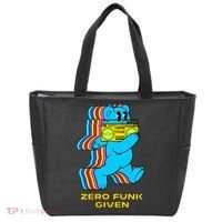 Zero Funk Given Retro Bear Boombox Tote Bag thumb 0