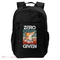 Zero Fox Given Fucks Funny Saying Gift Meaningful Gift Backpack thumb 0