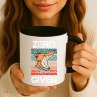 Zero Fox Given Fucks Funny Saying Gift Meaningful Gift Coffee Mug thumb 3