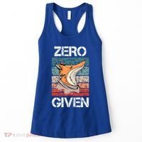Zero Fox Given Fucks Funny Saying Gift Meaningful Gift Women's Tank Top thumb 0