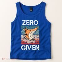 Zero Fox Given Fucks Funny Saying Gift Meaningful Gift Tank Top thumb 2