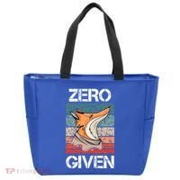 Zero Fox Given Fucks Funny Saying Gift Meaningful Gift Tote Bag thumb 0