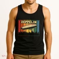 Zeppelin First Name Airship Tank Top thumb 3