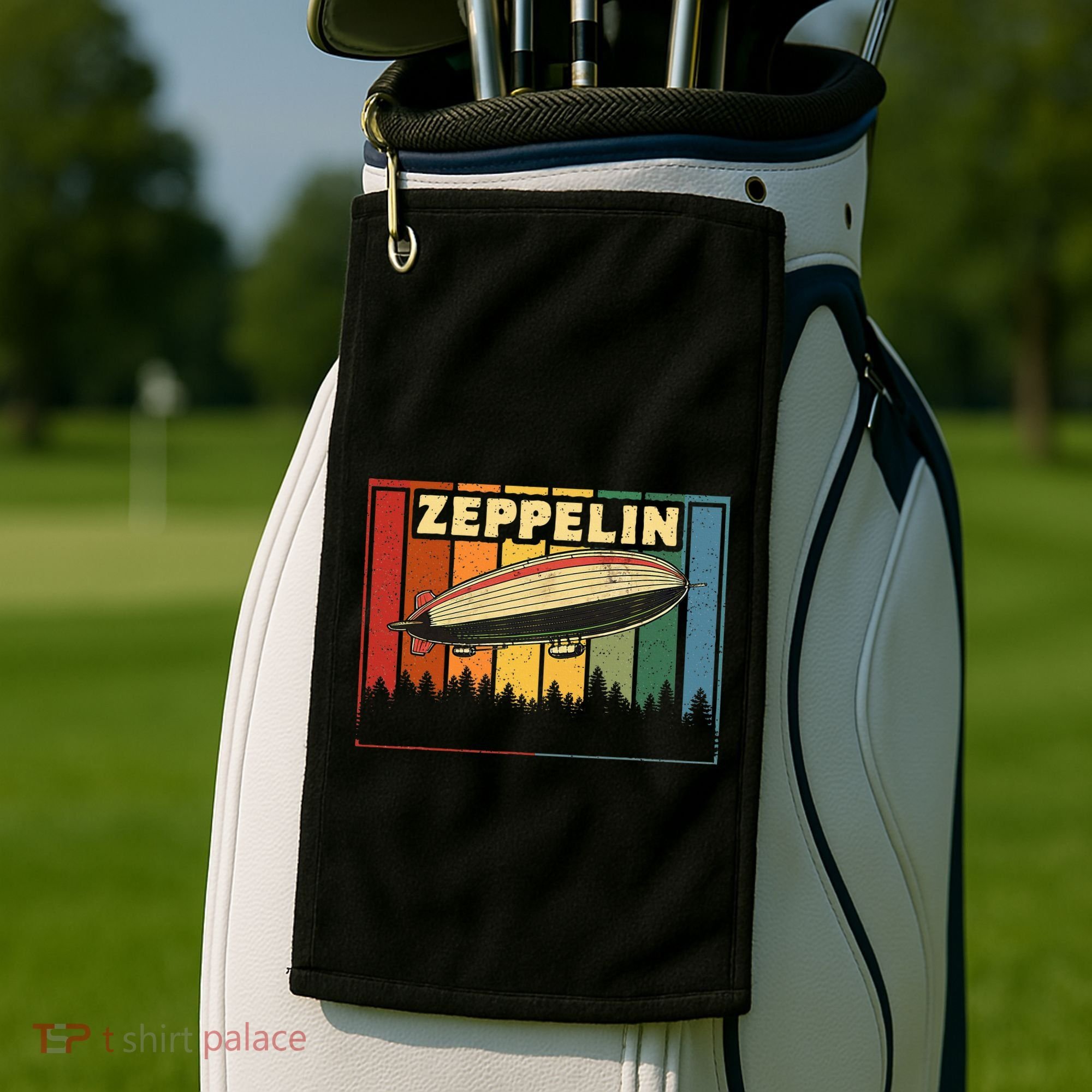 Zeppelin First Name Airship Golf Towel