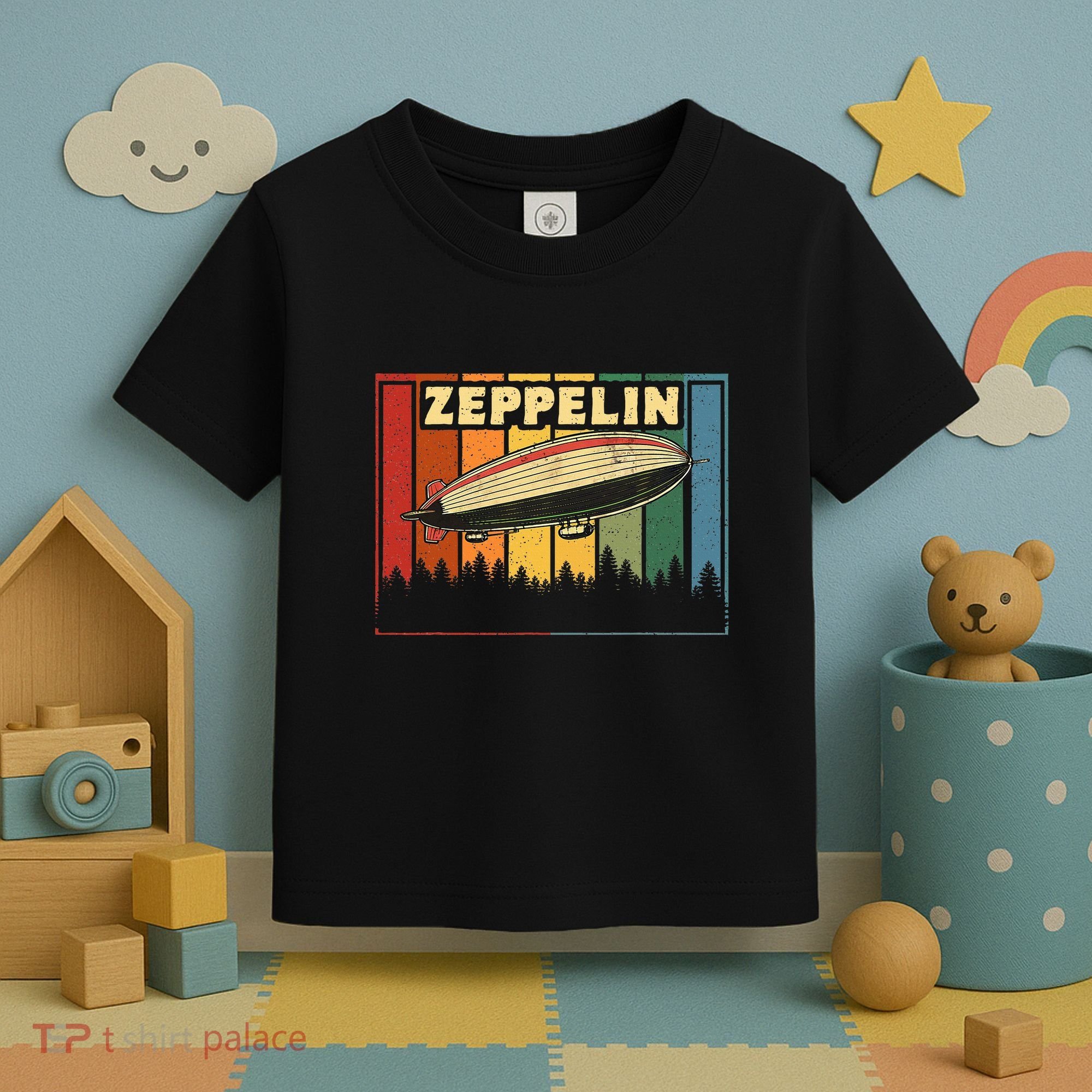 Zeppelin First Name Airship Toddler T-Shirt