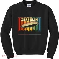 Zeppelin First Name Airship Kids Sweatshirt thumb 0