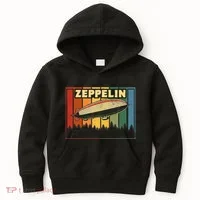 Zeppelin First Name Airship Kids Hoodie thumb 0