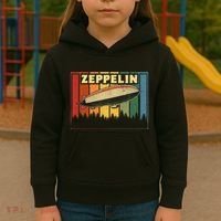 Zeppelin First Name Airship Kids Hoodie thumb 3