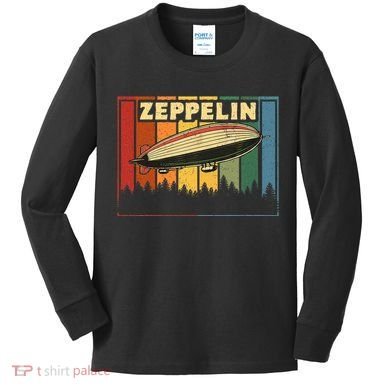 Zeppelin First Name Airship Kids Long Sleeve Shirt