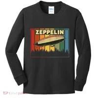Zeppelin First Name Airship Kids Long Sleeve Shirt thumb 0