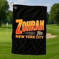 Zohran For New York City NYC Governor  Golf Towel thumb 1