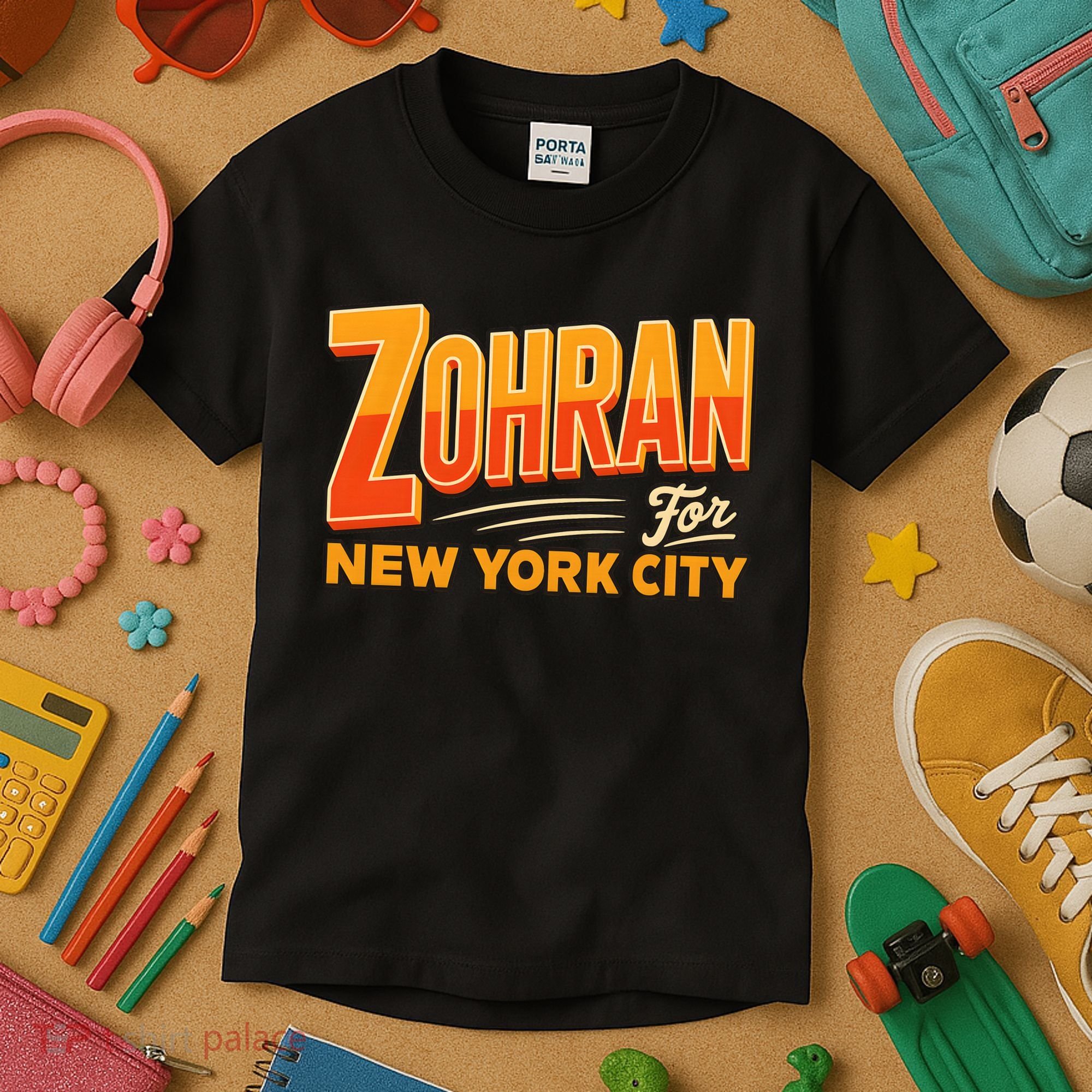 Zohran For New York City NYC Governor  Kids T-Shirt