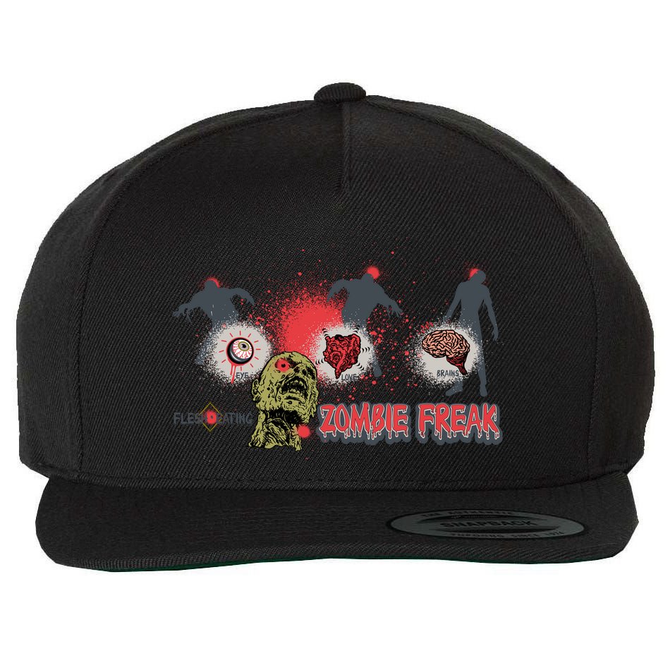 Zombie Freak Wool Snapback Cap