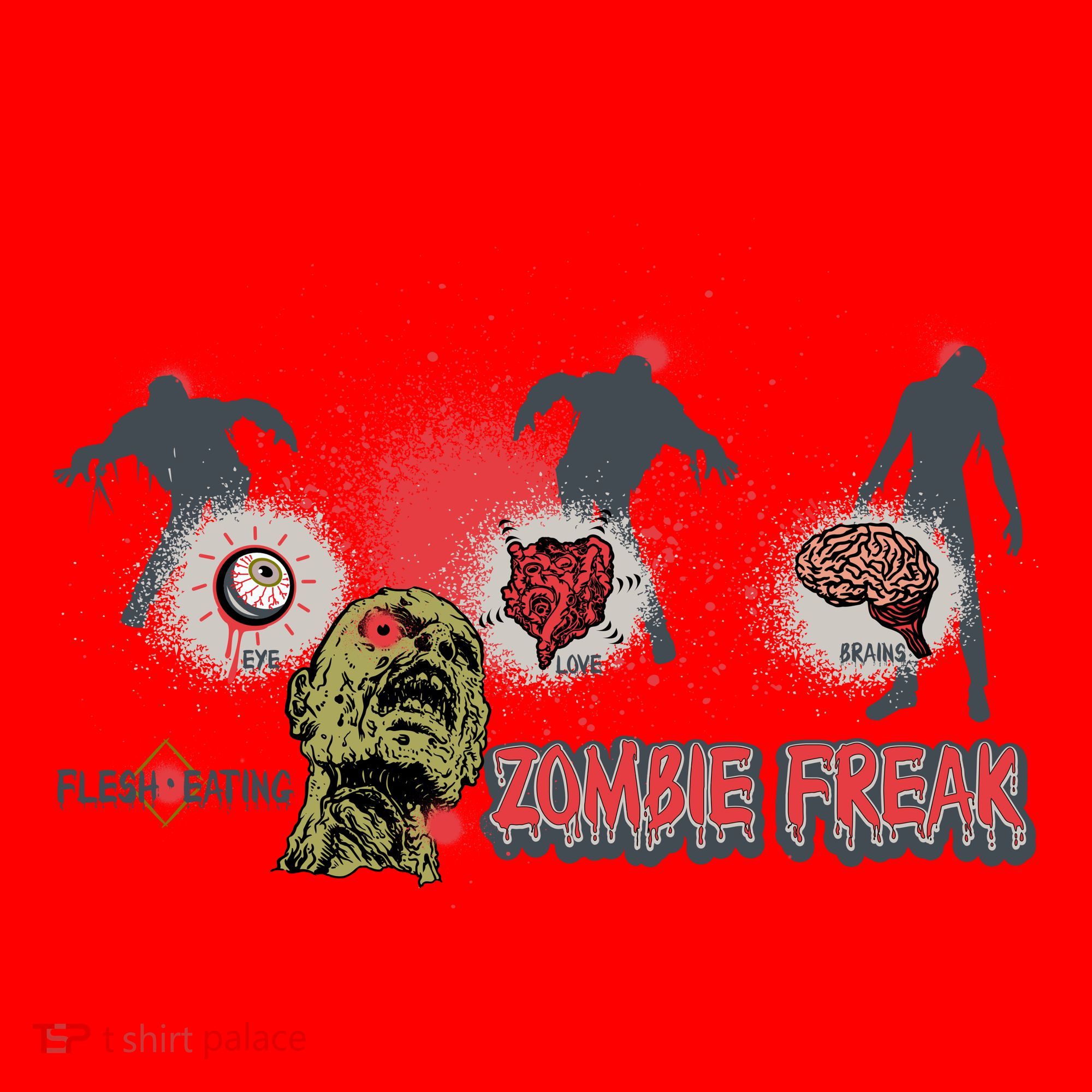 Zombie Freak Santa Hat