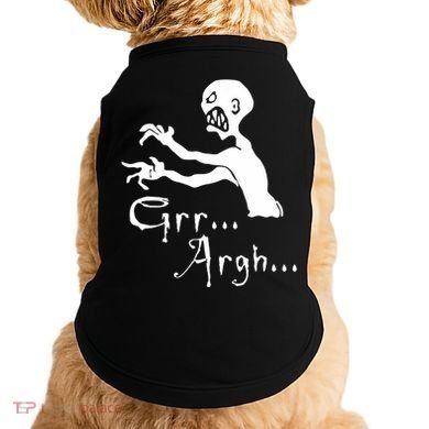 Zombie Grr Argh Doggie Tank