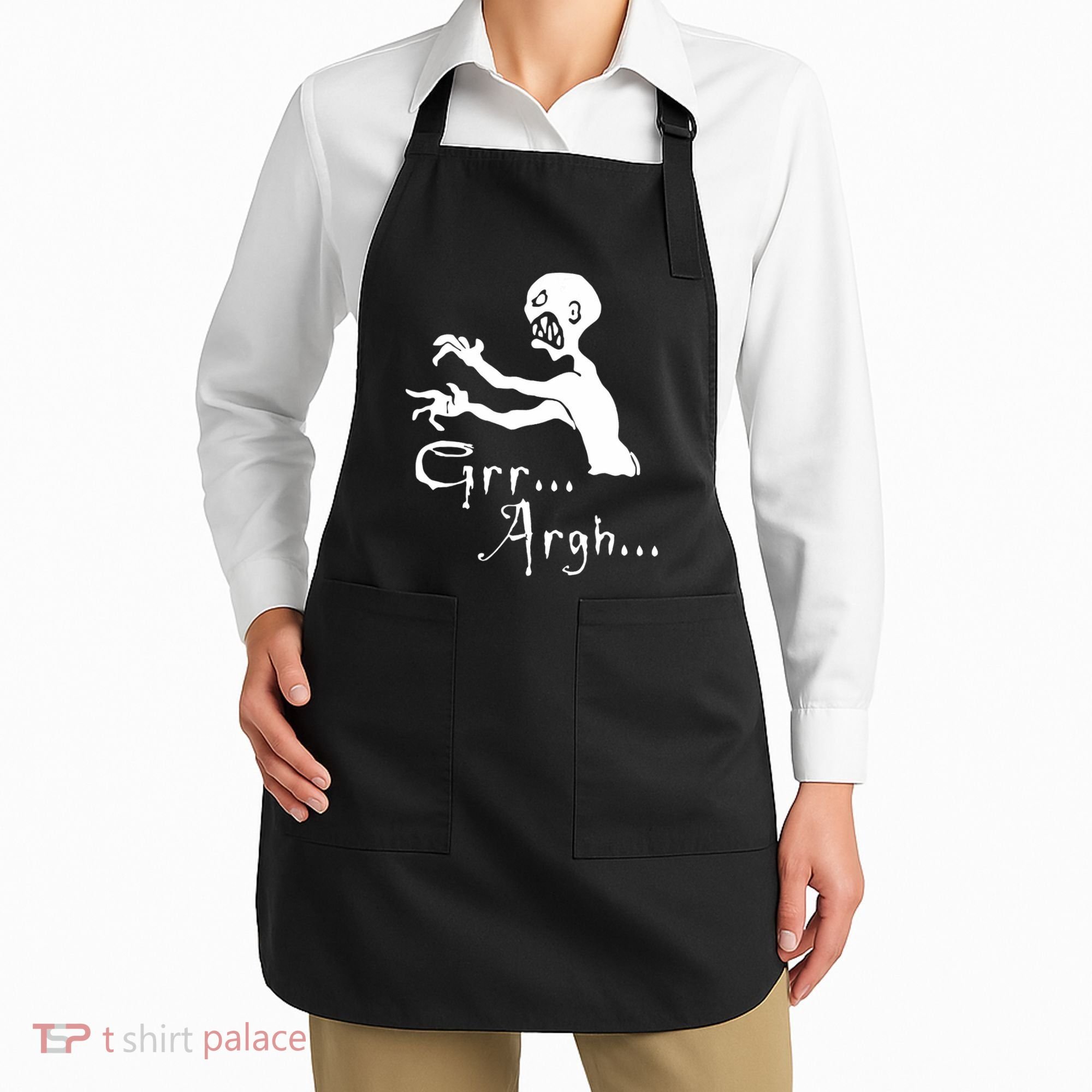 Zombie Grr Argh Apron