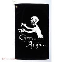 Zombie Grr Argh Golf Towel thumb 0