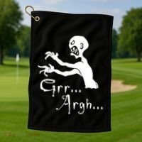 Zombie Grr Argh Golf Towel thumb 1