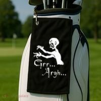 Zombie Grr Argh Golf Towel thumb 2