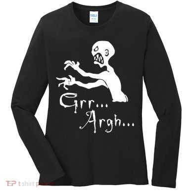 Zombie Grr Argh Women's Long Sleeve Shirt