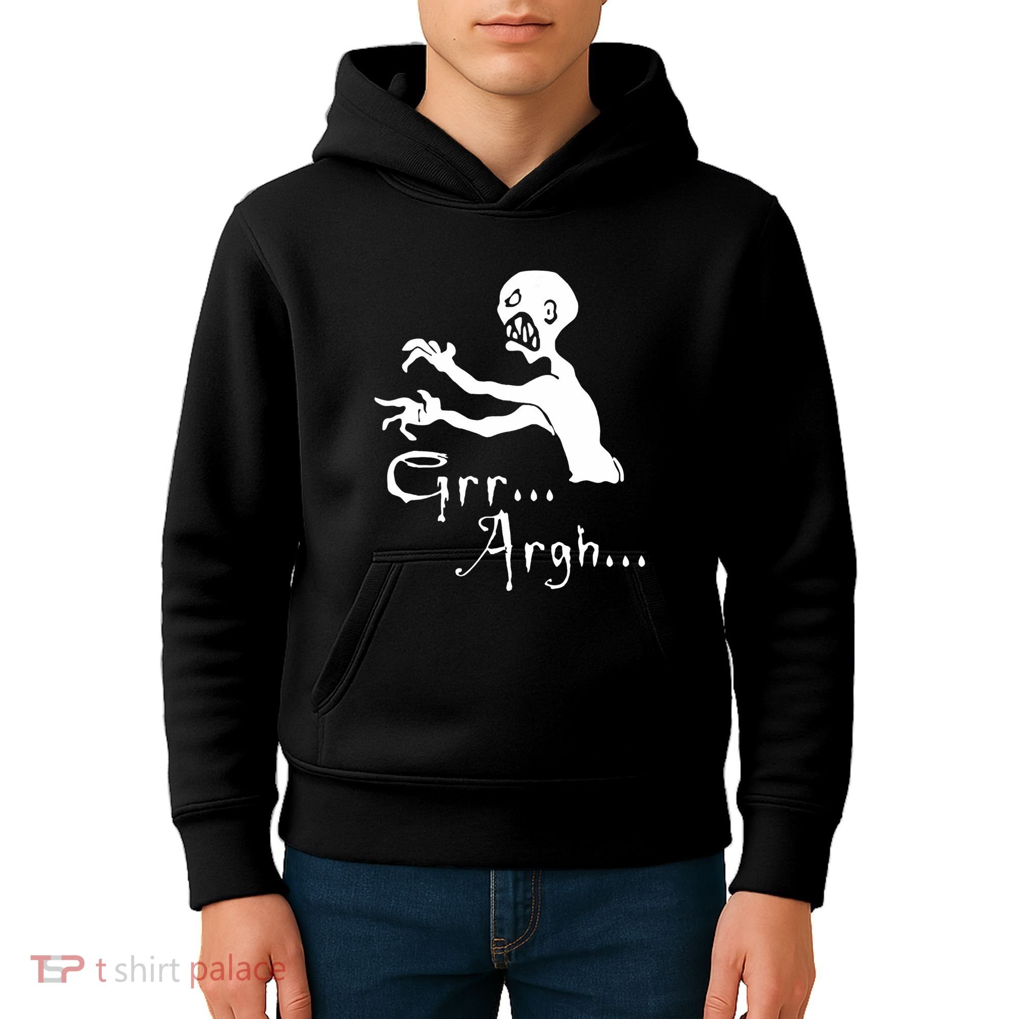 Zombie Grr Argh Kids Hoodie