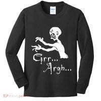 Zombie Grr Argh Kids Long Sleeve Shirt thumb 0
