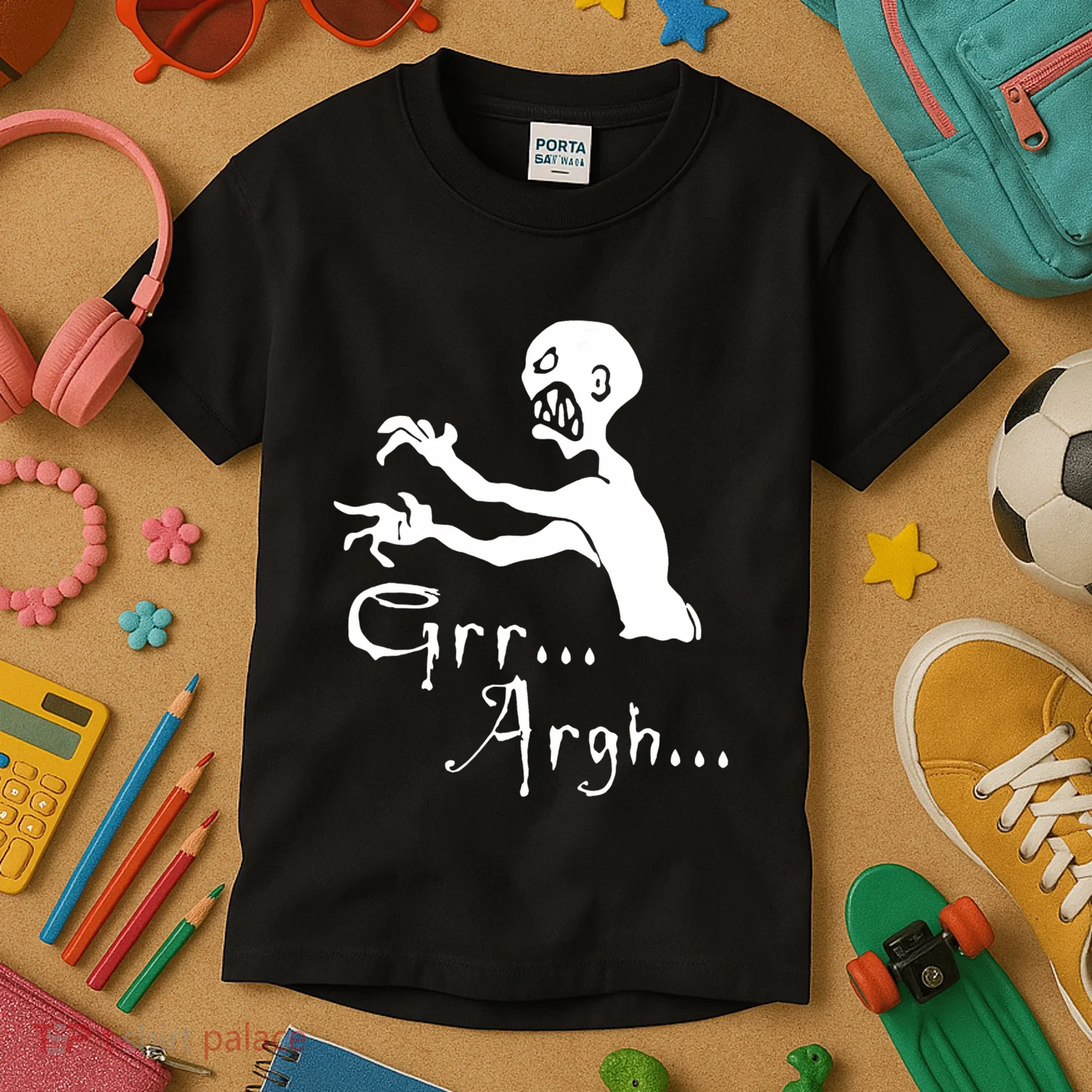 Zombie Grr Argh Kids T-Shirt