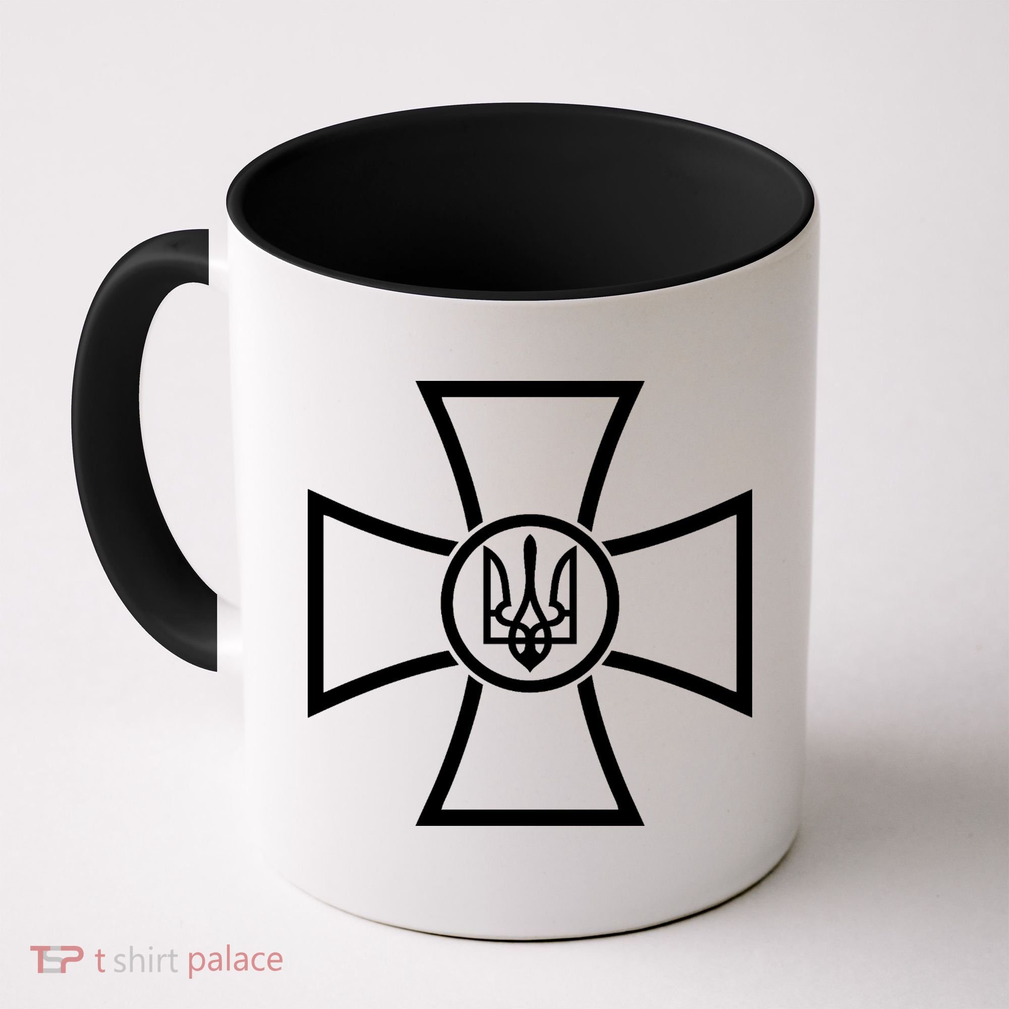Zelensky Green Cross Ukraine I Dont Need A Ride I Need Ammunition Front&Back Coffee Mug