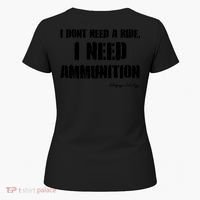Zelensky Green Cross Ukraine I Dont Need A Ride I Need Ammunition Front&Back Women's T-Shirt thumb 5