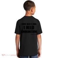 Zelensky Green Cross Ukraine I Dont Need A Ride I Need Ammunition Front&Back Kids T-Shirt thumb 1