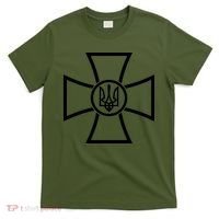 Zelensky Green Cross Ukraine I Dont Need A Ride I Need Ammunition Front&Back T-Shirt thumb 0