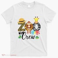 Zoo Giraffe Crew Safari Animal Zoo Keeper Costume Gifts T-Shirt thumb 0